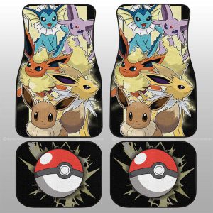 Eevee Car Floor Mats Custom Car Accessories For Fans