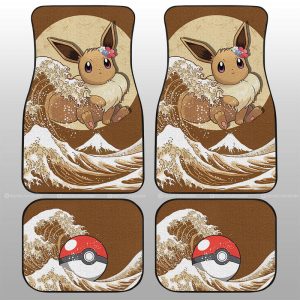 Eevee Car Floor Mats Custom Pokemon Car Accessories