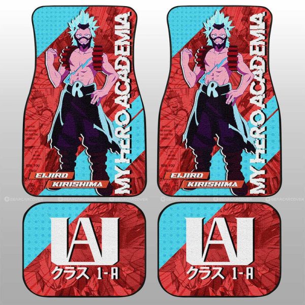 Eijiro Kirishima Car Floor Mats Custom Car Interior Accessories