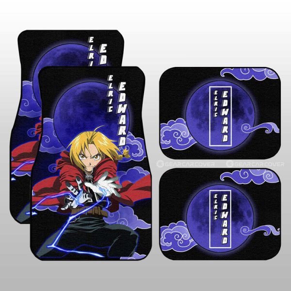 Elric Edward Car Floor Mats Custom Anime Fullmetal Alchemist Car Interior Accessories