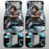 Eren Yeager Car Floor Mats Custom Attack On Titan Anime Car Accessories