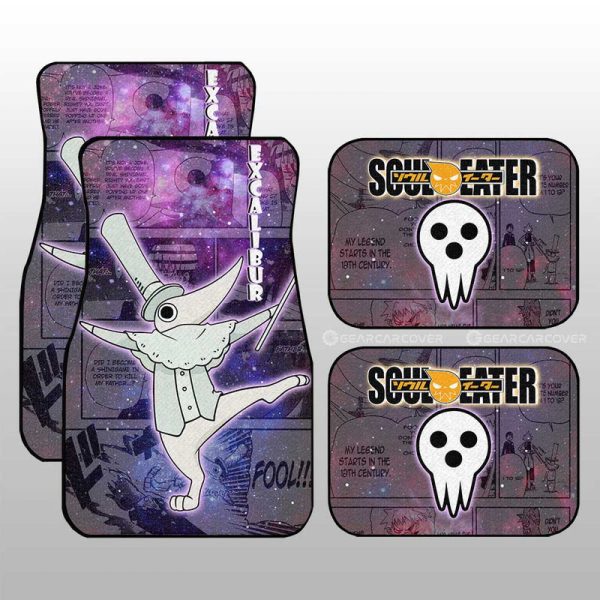 Excalibur Car Floor Mats Custom Soul Eater Anime Manga Galaxy Style