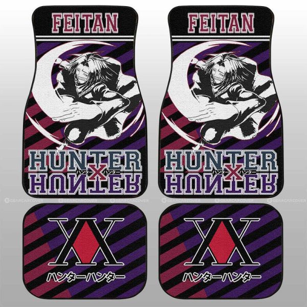 Feitan Pohtoh Car Floor Mats Custom Hunter x Hunter Anime Car Accessories