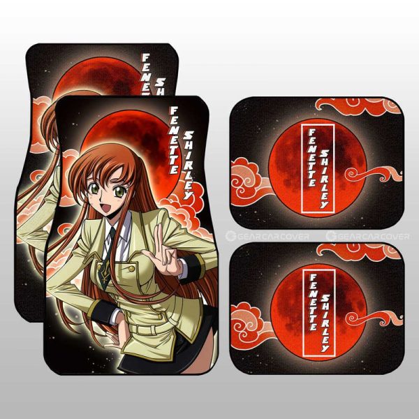 Fenette Shirley Car Floor Mats Custom Code Geass Anime Car Accessories