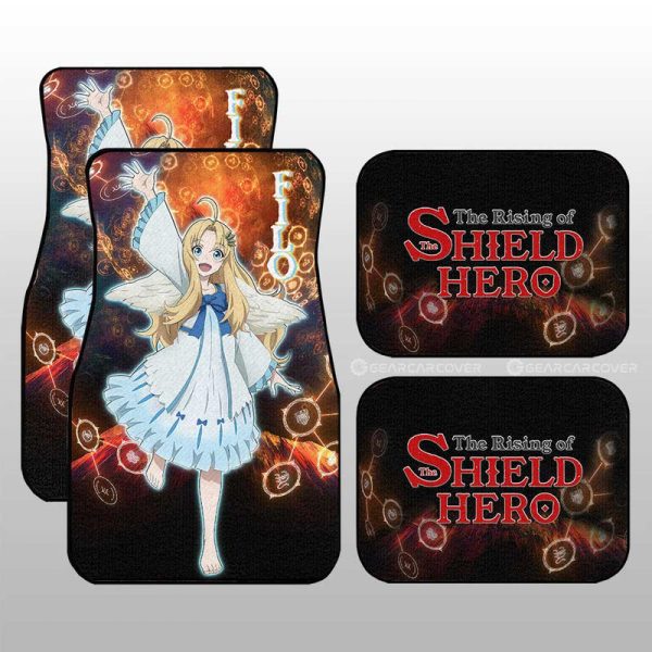 Filo Car Floor Mats Custom Rising Of The Shield Hero Anime Car Accessories