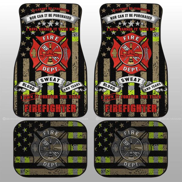 Firefighter Car Floor Mats Custom Car Accessories