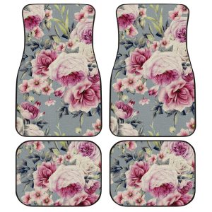 Floral Car Floor Mats Custom Flower Car Accessories