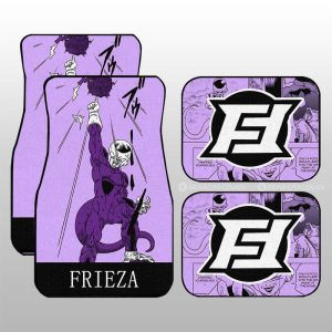 Frieza Car Floor Mats Custom Dragon Ball Anime Manga Color Style