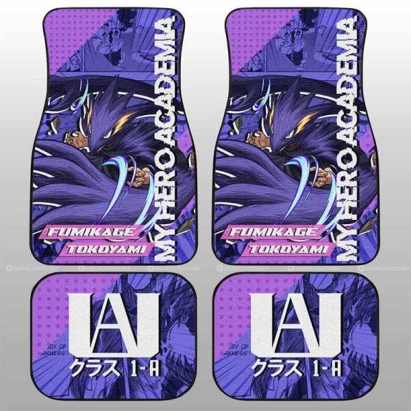 Fumikage Tokoyami Car Floor Mats Custom Car Interior Accessories