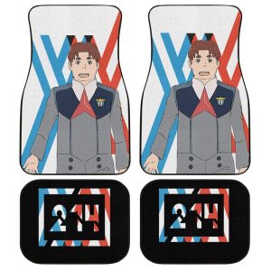 Futoshi Car Floor Mats Code 214 Custom Anime Darling In The Franxx Car Accessories