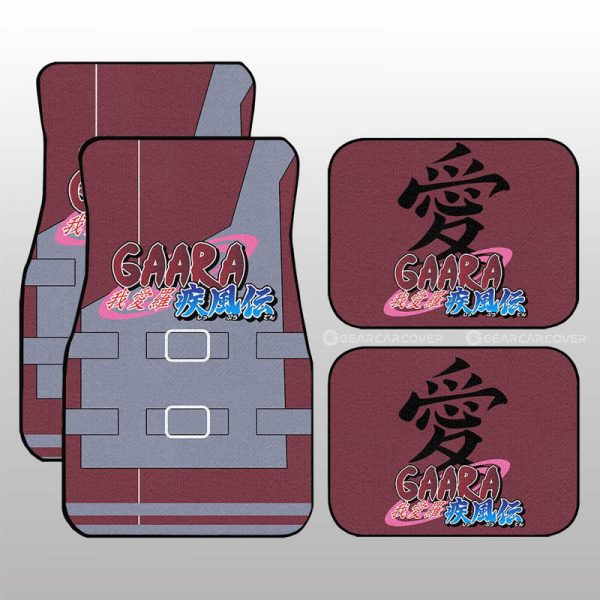 Gaara Shippuden Uniform Car Floor Mats Custom Car Interior Accessories