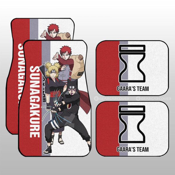 Gaara's Team Car Floor Mats Custom Anime Car Accessories