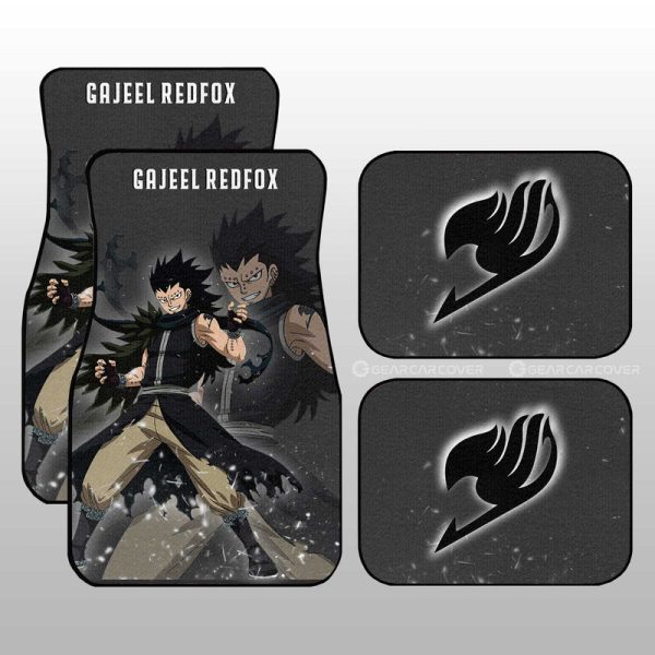 Gajeel Redfox Car Floor Mats Custom Fairy Tail Anime