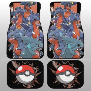 Garchomp Car Floor Mats Custom Car Accessories For Fans