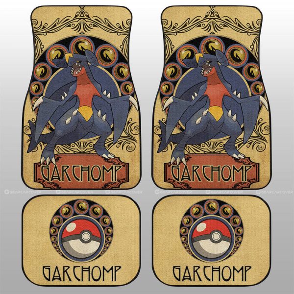 Garchomp Car Floor Mats Custom Car Interior Accessories