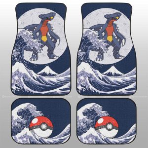 Garchomp Car Floor Mats Custom Pokemon Car Accessories