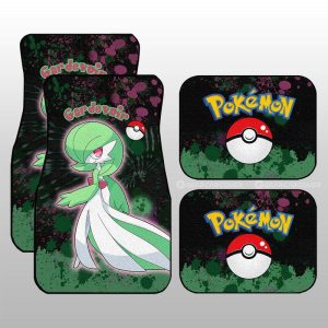 Gardevoir Car Floor Mats Custom Tie Dye Style Anime Car Accessories