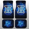 Gemini Car Floor Mats Custom Name Zodiac Car Accessories