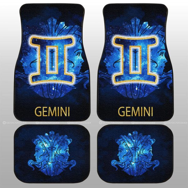 Gemini Car Floor Mats Custom Zodiac Car Accessories