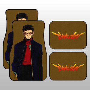 Gendo Ikari Car Floor Mats Custom NGE Car Accessories