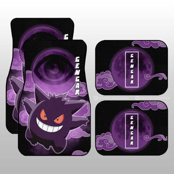 Gengar Car Floor Mats Custom Anime Car Accessories For Anime Fans