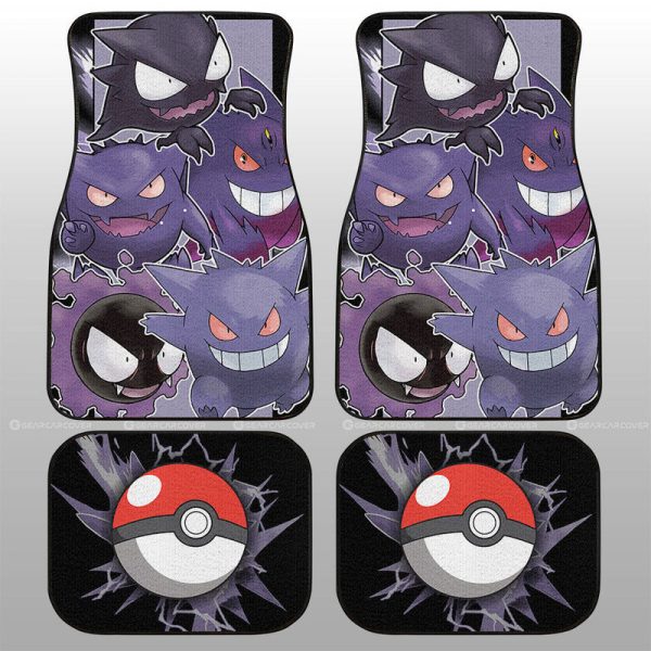 Gengar Car Floor Mats Custom Car Accessories For Fans