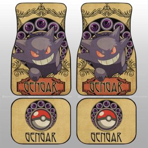 Gengar Car Floor Mats Custom Car Interior Accessories