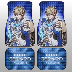 Gepard Car Floor Mats Custom Honkai Star Rail Car Accessories