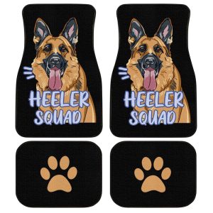 German Shepherd Car Floor Mats Custom Best Gift Idea For Dog Trainers