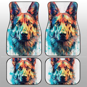 German Shepherd Car Floor Mats Custom Car Accessories