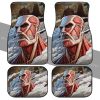 Giant Titan Car Floor Mats Custom Anime Attack On Titan Car Interior Accessories