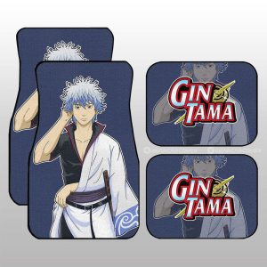 Gintoki Sakata Car Floor Mats Custom Main Hero Gintama Car Accessories