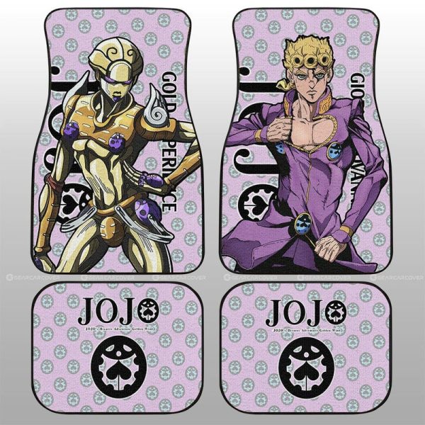 Giorno Giovanna Car Floor Mats Custom JoJo's Bizarre Adventure Anime Car Accessories