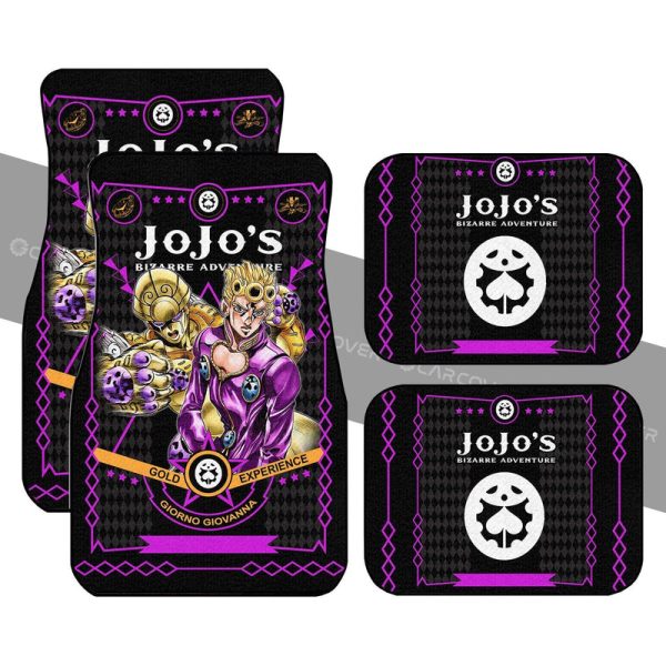 Giorno Giovanna Car Floor Mats Custom JoJo's Bizarre Adventure Anime Car Interior Accessories