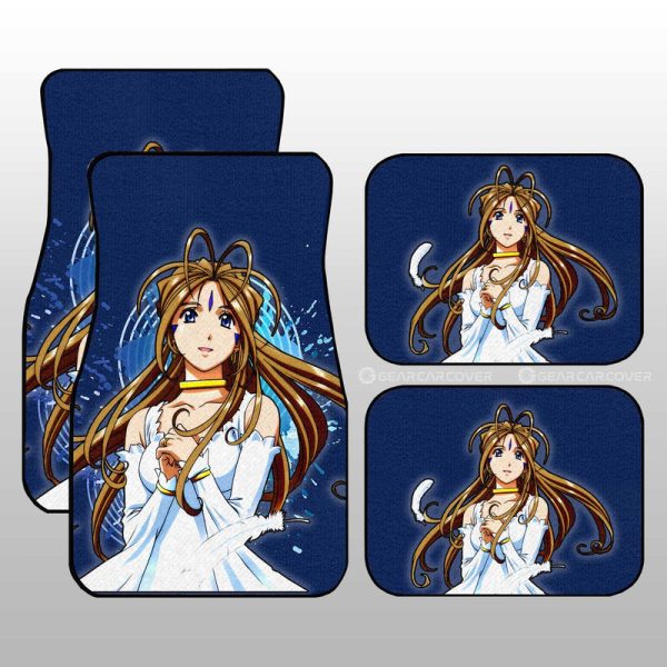 Girl Belldandy Car Floor Mats Custom Ah! My Goddess Car Accessories