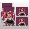 Girl Saya Takagi Car Floor Mats Custom High School Of The Dead Car Accessories