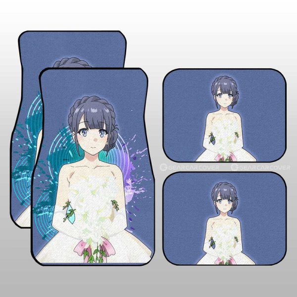 Girl Shoko Makinohara Car Floor Mats Custom Bunny Girl Senpai