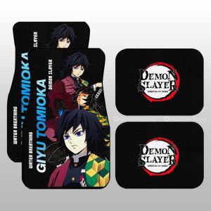 Giyu Tomioka Car Floor Mats Custom Demon Slayer Anime