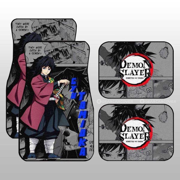 Giyu Tomioka Car Floor Mats Custom Demon Slayer Anime Mix Mangas