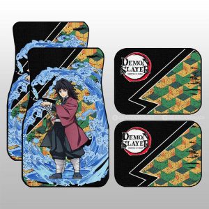 Giyuu Car Floor Mats Custom Water Breathing Skill Car Accessories