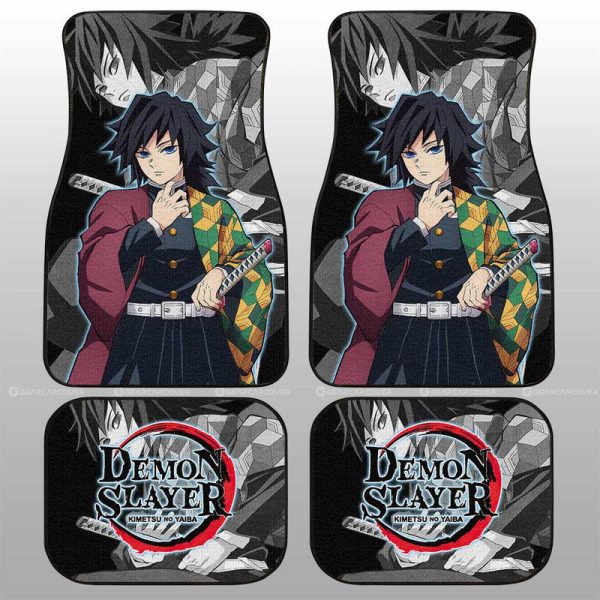 Giyuu Tomioka Car Floor Mats Custom Car Accessories