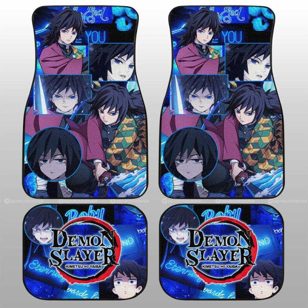 Giyuu Tomioka Car Floor Mats Custom Demon Slayer Anime