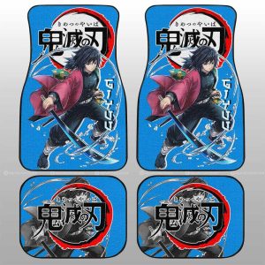 Giyuu Tomioka Car Floor Mats Custom Demon Slayer Anime Car Accessories