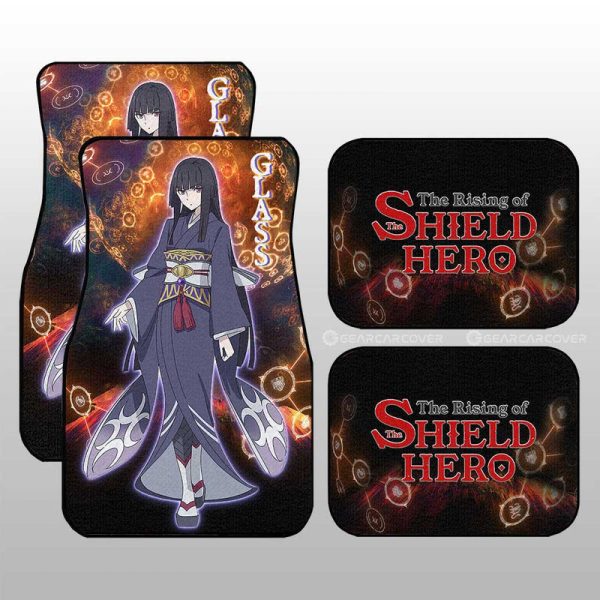 Glass Car Floor Mats Custom Rising Of The Shield Hero Anime Car Accessories