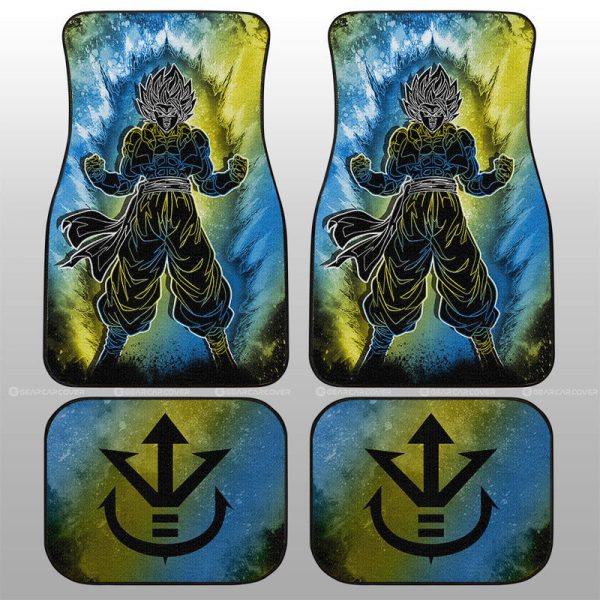 Gogeta Car Floor Mats Custom Anime Car Accessories