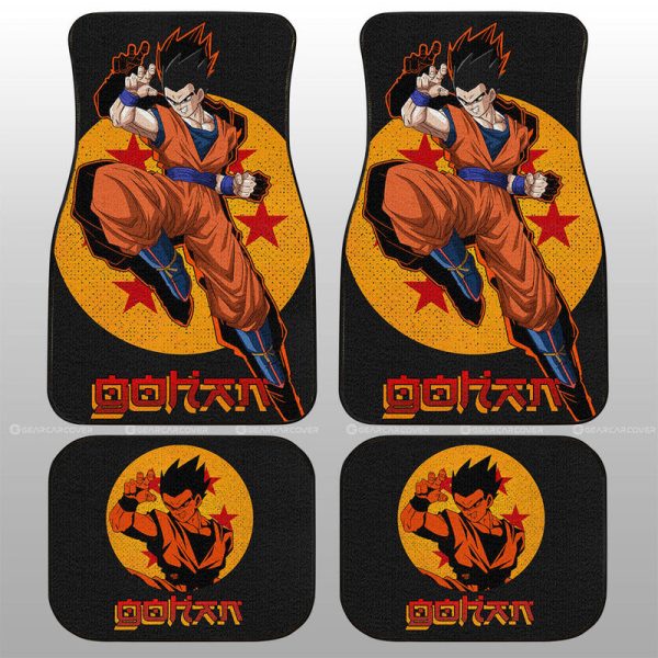 Gohan Car Floor Mats Custom Dragon Ball Anime Car Accessories