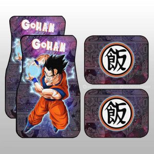 Gohan Car Floor Mats Custom Galaxy Style Dragon Ball Anime Car Accessories