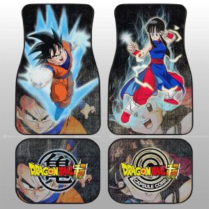 Goku And Chichi Car Floor Mats Custom Dragon Ball Anime Car Accessories