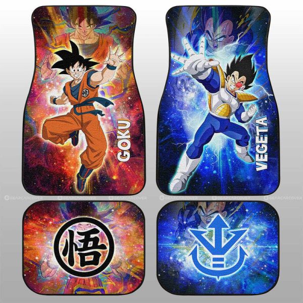 Goku And Vegeta Car Floor Mats Custom Car Accessories