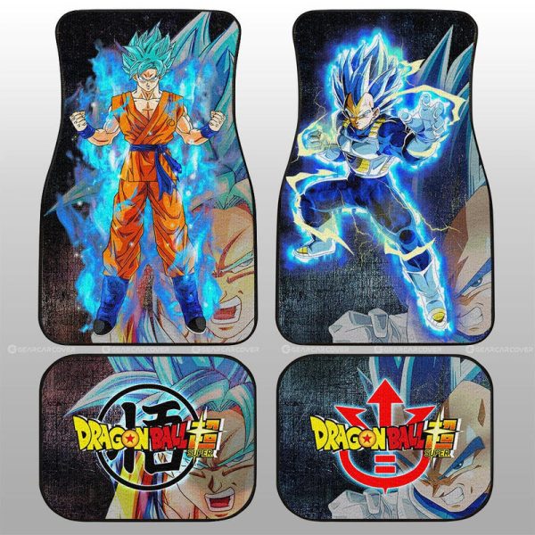 Goku And Vegeta Car Floor Mats Custom Dragon Ball Anime Car Accessories